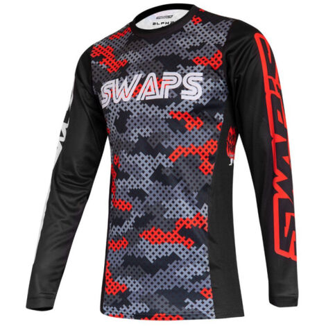 Maillot Cross CAMO Rouge (1/4)