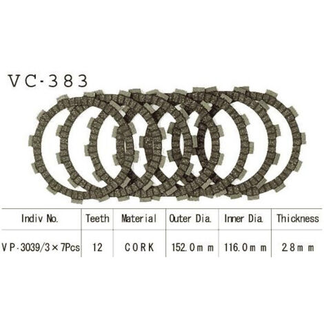 Kit Disques d'Embrayage Garnis Dr 350 S/Se 1990/2000 (1/2)