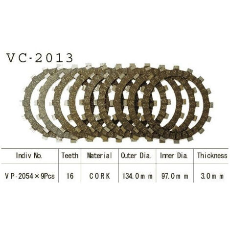 Kit Disques d'Embrayage Garnis Yzf 600 R 1995/1996 (1/2)