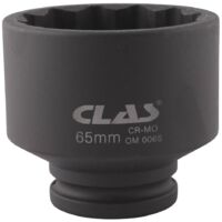Douille moyeux ø65mm 12 pans 3/4" Cr-Mo pour Iveco Daily/Ford Transit - OM 0065 - CLAS Equipements