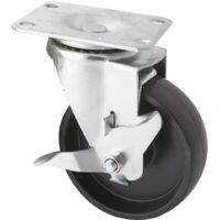 Route pivotante avec frein ø100x30mm PP pour servante d'atelier EG 0083, EG 0082 - SA 0092 - CLAS Equipements