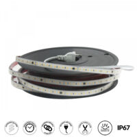 Bande Led 220Vac Smd2835 Brescia 12W/m IP67 - 20 Mètres 3000K - Ledme - LM2343