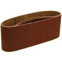 Leman – Bande abrasive de ponceuse 914 x 100 mm – Grain 60 – Liant double résine pour finition de qualité – Compatible ponceuses stationnaires