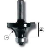 Mèche 1/4 de rond + guide Classic ø 16 ø Queue 8 Long. Utile 13 Nbr coupes 2 Rayon 1,60mm