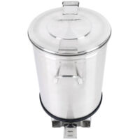 Poubelle Inox avec Pédale - 100 L