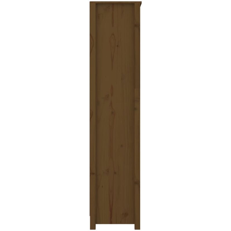 Ensemble 3 étagères en bois de sapin marron 160x3,2cm