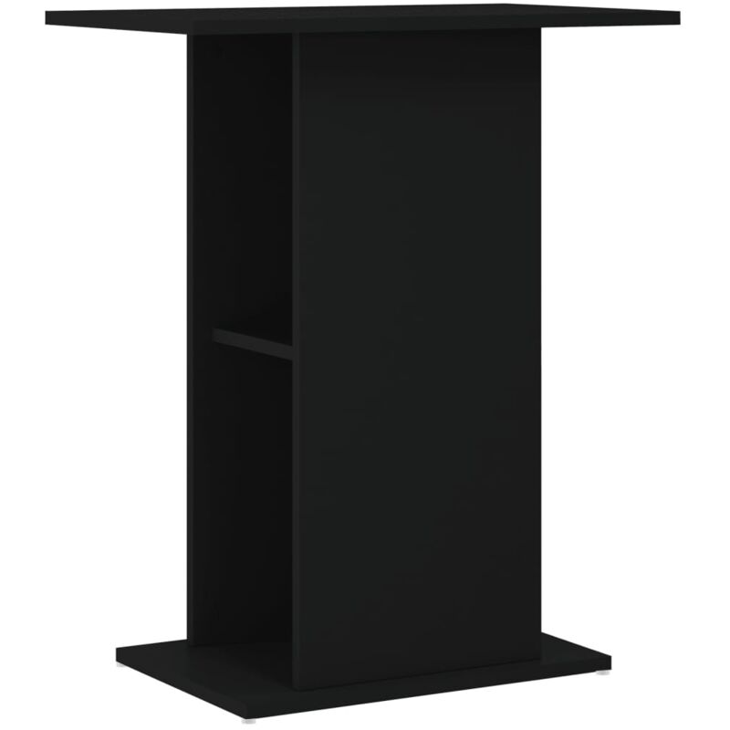 Support pour aquarium noir 60,5x36x72,5 cm bois d'ingénierie CFW38682 2
