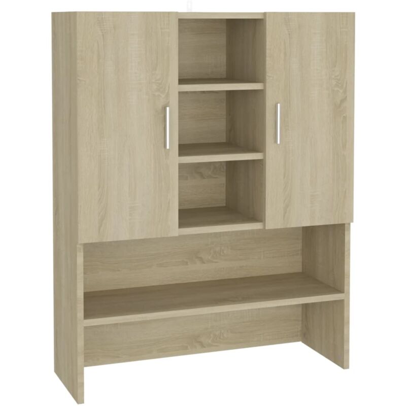 prissent Meuble pour machine à laver, chêne fumé, 70,5 x 25,5 x 90 cm, pour salle de bains, peu encombrant, meuble à laver, convient pour salles de bains ou buanderie prissent Meuble pour machine à laver, chêne fumé, 70,5 x 25,5 x 90 cm, pour salle de bains, peu encombrant, meuble à laver, convient pour salles de bains ou buanderie