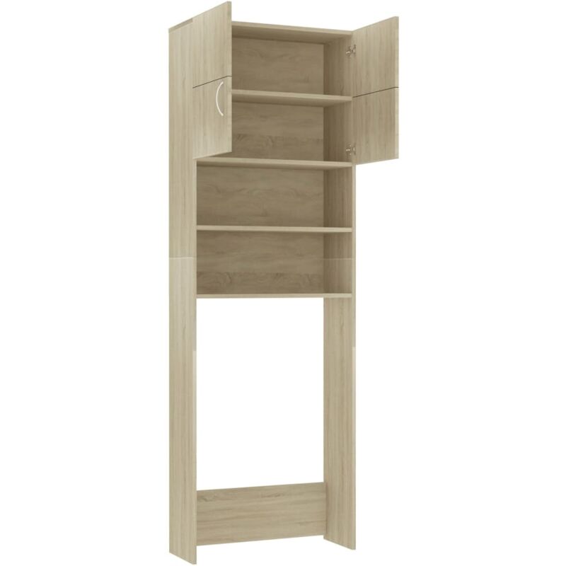 Générique Meuble de Machine à Laver Sonoma Gris Bois d'ingénierie,Accessoires pour Lave-Linge & sèche-Linge,26.05KG-859132 Générique Meuble de Machine à Laver Sonoma Gris Bois d'ingénierie,Accessoires pour Lave-Linge & sèche-Linge,26.05KG-859132