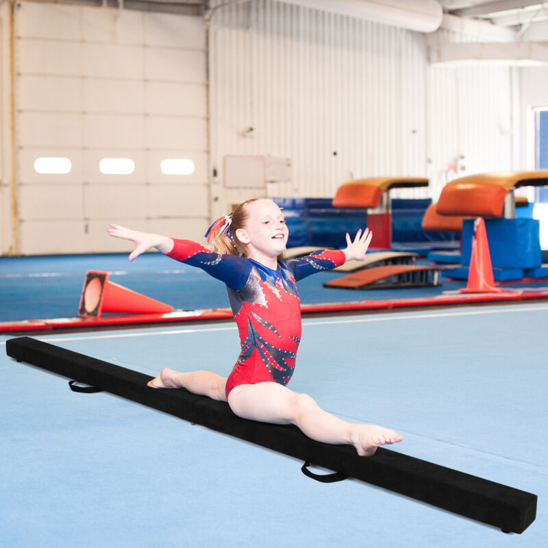 Poutre D'équilibre Pliable ZELUS - 240cm/270cm - Enfants/débutants - Rose/bleu