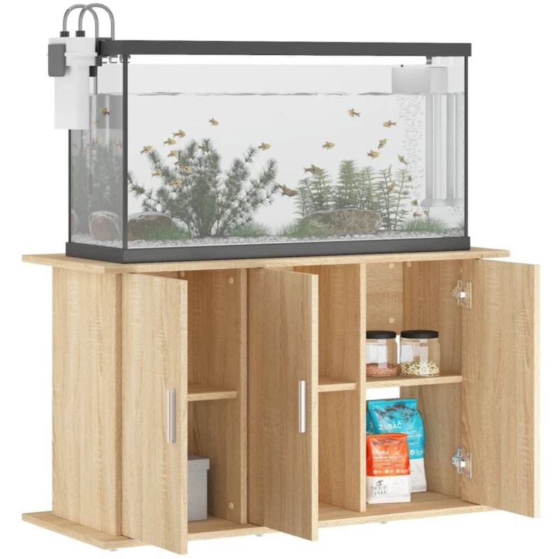 Support d'aquarium chêne sonoma 101x41x58 cm bois d'ingénierie QOI43789 DESIGN IN 2