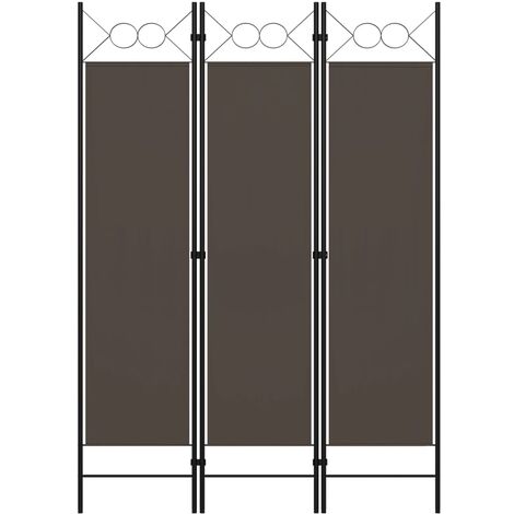 Paravent de Chambre Closion de séparation 3 panneaux Anthracite 120x180 cm -BC59990 (1/5)