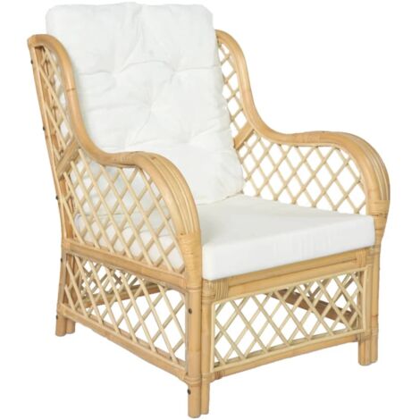 Canapé,Sofa Style Moderne avec coussin pour Salon,Chambre avec coussin Rotin naturel et lin -Q4984 (1/5)