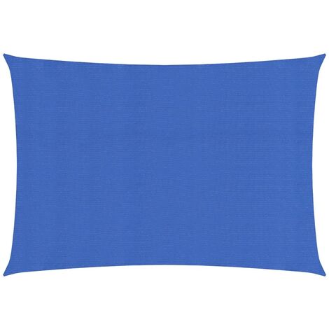 Voile d'ombrage,Voile parasol/Auvent pour Jardin Balcon en 160 g/m² Bleu 2x4,5 m PEHD -29133 (1/5)
