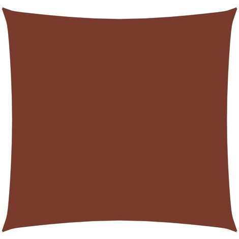 Voile de parasol,Voile d'ombrage pour Jardin Balcon en Tissu Oxford carré 4x4 m Terre cuite -87566 (1/5)