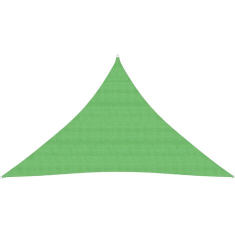 Voile d'ombrage,Voile parasol/Auvent pour Jardin Balcon en 160 g/m² Vert clair 3x3x4,2 m PEHD -31685 (1/5)