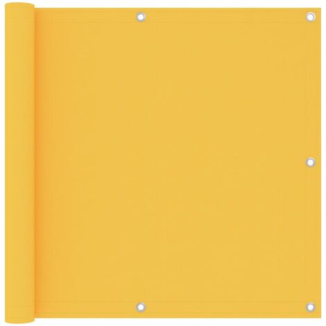 Écran de balcon,Brise-vue UV Protection Jaune 90x400 cm Tissu Oxford -26028 (1/5)