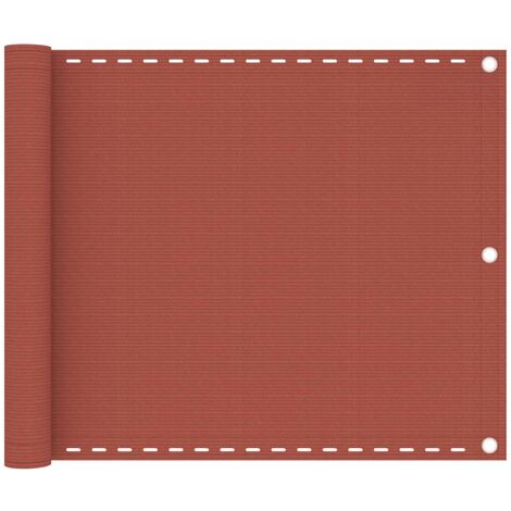 Écran de balcon,Brise-vue UV Protection Terre cuite 75x300 cm PEHD -97720 (1/5)
