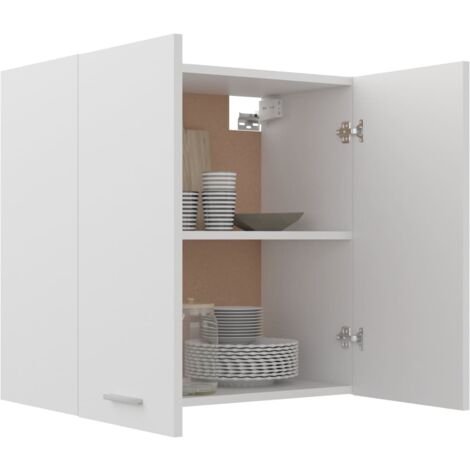 Armoire Suspendue Cuisine Lyon – Chêne Sonoma 80x31x60 Cm, Aggloméré – Rangement Vaisselle, Casseroles, Capacité 60 Kg