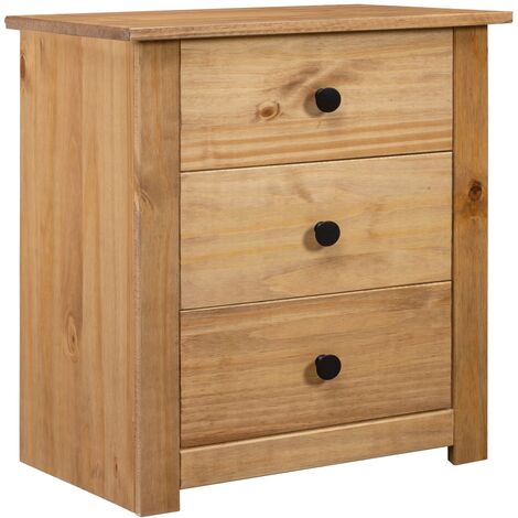 Table de chevet Bout de Canapé Table d'Appoint Chevet 46x40x57 cm Pin Gamme Panama -BV13136 (1/5)