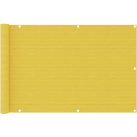 Écran de balcon,Brise-vue UV Protection Jaune 90x400 cm PEHD -21713 (1/5)