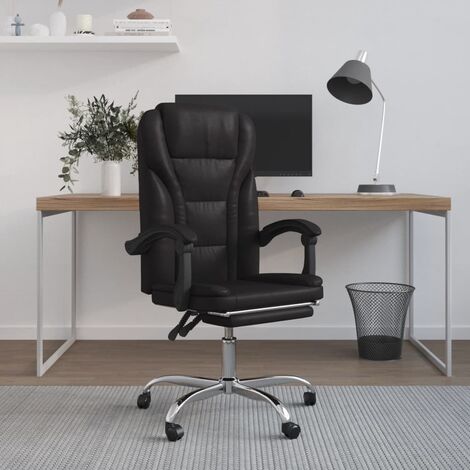 Fauteuil inclinable de bureau  Chaise Bureau Noir Similicuir ZSD14513 (1/5)