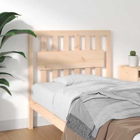 Tête de lit Chic - Tête de lit pour Chambre Maison - 95,5x4x100 cm Bois massif de pin -60767 (1/5)