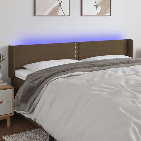 Tête de lit LED CDE90678 pour rénover votre chambre marron 203x16 cm