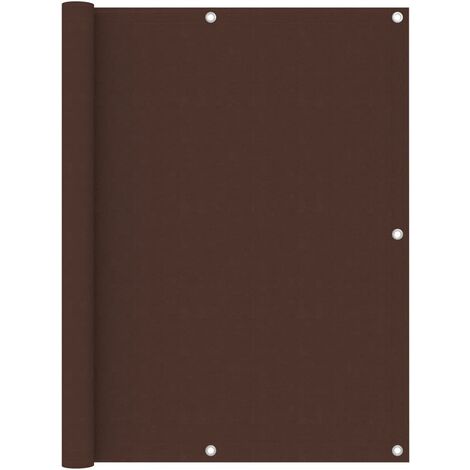 Écran de balcon,Brise-vue UV Protection Marron 120x600 cm Tissu Oxford -15842 (1/5)