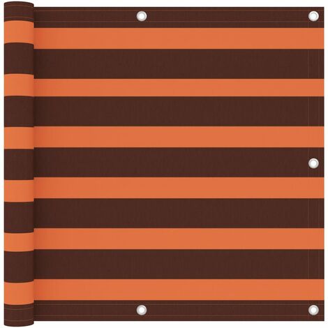 Écran de balcon,Brise-vue UV Protection Orange et marron 90x300 cm Tissu Oxford -19164 (1/5)