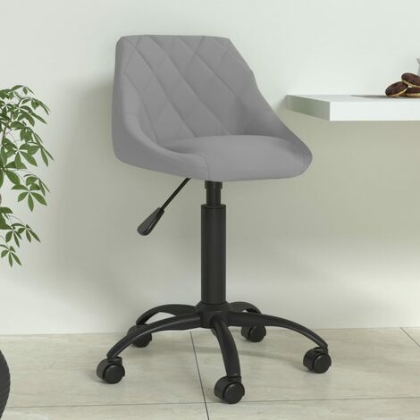 Chaise de salle à manger, Chaise à dîner, Chaise de Cuisine Gris clair Velours BGT13579 (1/5)