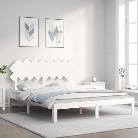 Lit double-160x200 cm Cadre de lit avec tête de lit, Lit adulte Similicuir CDE23421 (1/5)