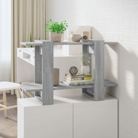 Bibliothèque,Cloison/Étagère de Rangement Ouvert,Étagère livres de pièce Sonoma gris 80x30x51 cm - DH30381 (1/5)