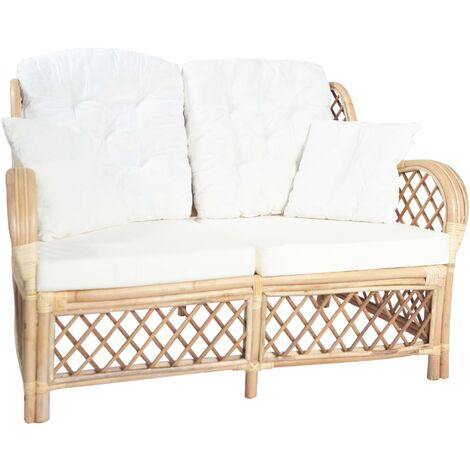 Canapé à 2 places,Sofa Style Moderne Rotin -Q5632 (1/5)