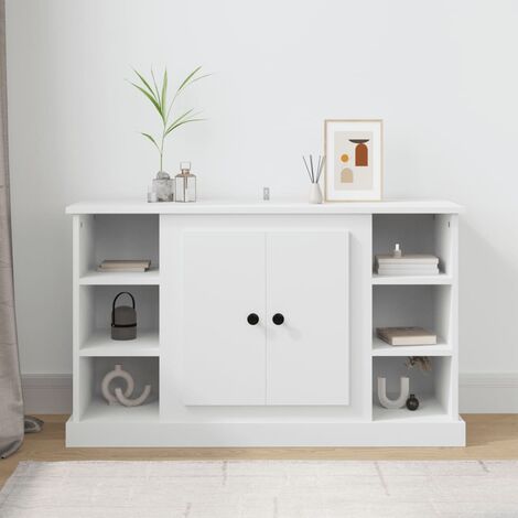 Buffet,Placard de cuisine,Meuble de rangement Blanc 100x35,5x60 cm Bois d'ingénierie -TZ32073 (1/5)
