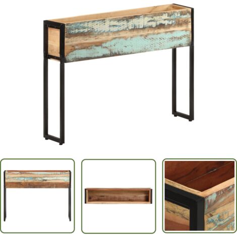Jardinière 90x20x68 cm Bois de récupération massif (1/5)