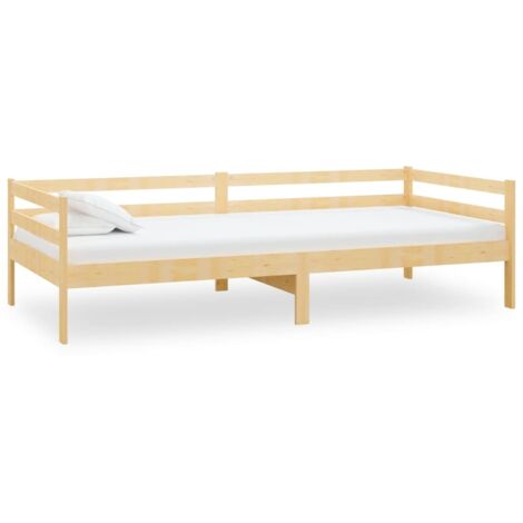 Lit avec matelas 90x200 Bois de pin massif 3 (1/5)