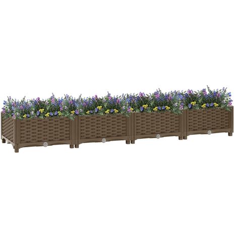 Jardinière,Lit surélevé,Pot de Fleurs 160x40x23 cm Polypropylène XZZZ808689 (1/5)