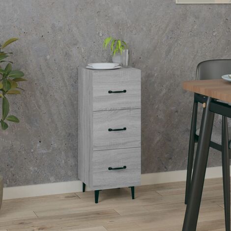 Buffet,Buffet Commode de salon/séjour Sonoma gris 34,5x34x90 cm Bois d'ingénierie -TZ84116 (1/5)