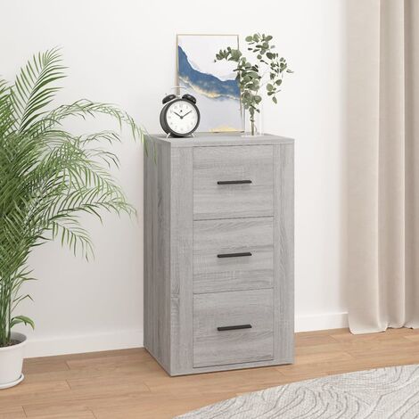 Buffet,Buffet Commode de salon/séjour Sonoma gris 40x33x70 cm Bois d'ingénierie -TZ27641 (1/5)