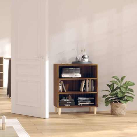 Buffet,Bahut, Meuble de Rangement pour Salon, Bureau Chêne marron 57x35x70 cm Aggloméré FBV98968 (1/5)