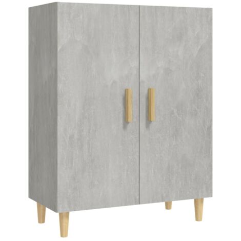 Buffet Gris béton 70x34x90 cm Bois d'ingénierie (1/5)