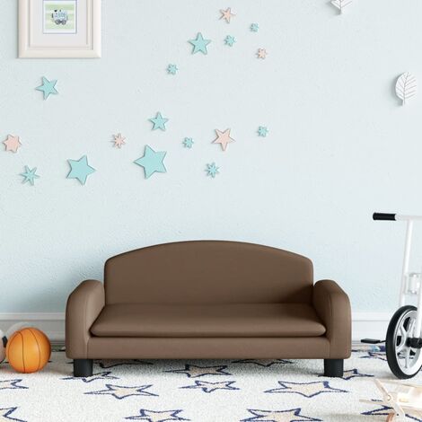 Canapé/Fauteuil Enfants Relax Salon,Sofa pour enfants marron 70x45x30 cm tissu -Q1291 (1/5)