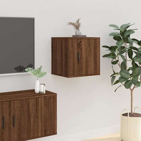Meuble TV, Banc TV, Armoire de rangement mural Chêne marron 40x34,5x40 cm FR828477 DESIGN IN (1/5)