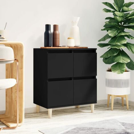 Buffet,Buffet Commode de salon/séjour Noir 60x35x70 cm Bois d'ingénierie -TZ60779 (1/5)
