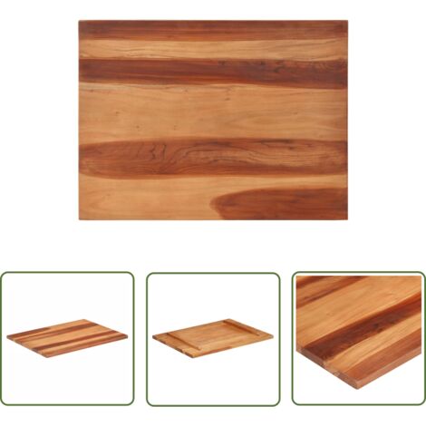 Furniture Limited - Dessus de table bois massif d'acacia 25-27 mm (1/5)