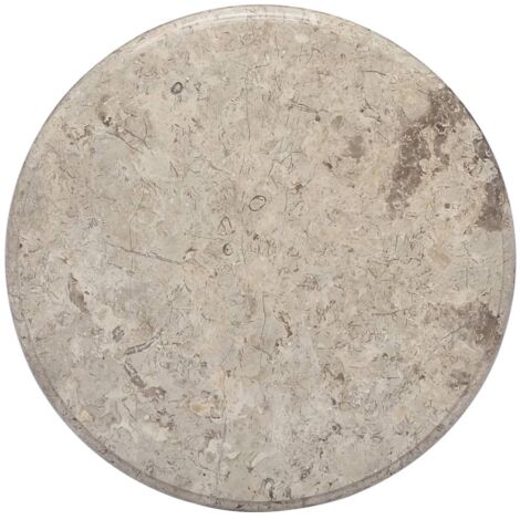 Dessus de table, Plateau De Table Gris Ø50x2,5 cm Marbre LKF12760 (1/5)