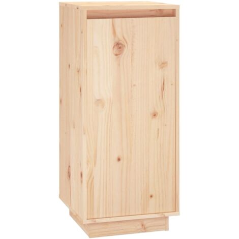 Armoire à chaussures 35x35x80 cm Bois de pin massif (1/5)