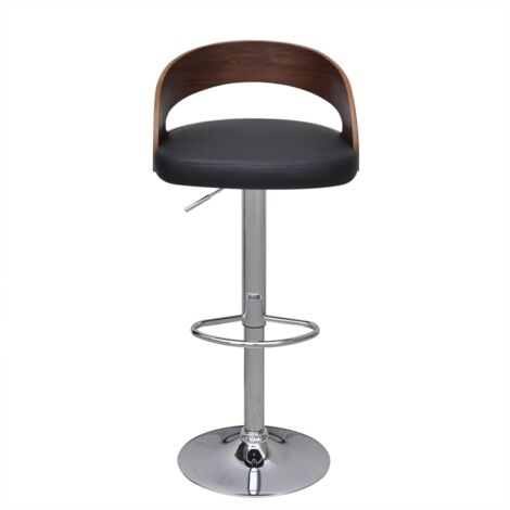 Lot de 2 Tabourets de bar Style Contemporain  Chaises de bar Bois courbé 55417
