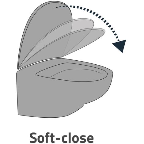 Abattant WC  Siège de Toilette à fermeture en douceur Generation Blanc 52648